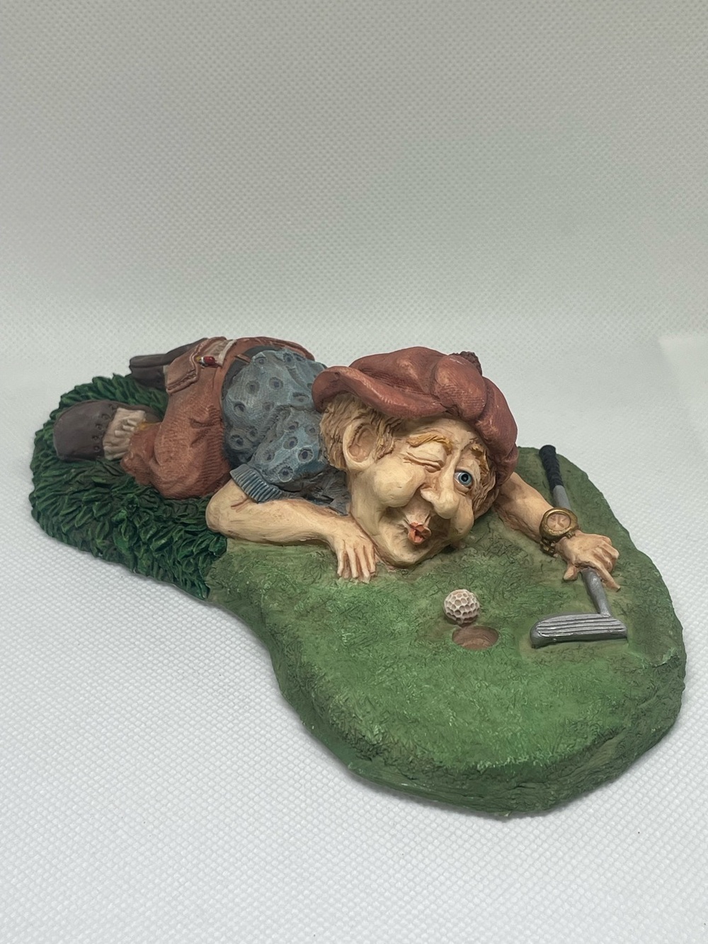 Vintage Golf Figurine Doug’s Animation Nudge Nudge Wink Wink Collectible 1996